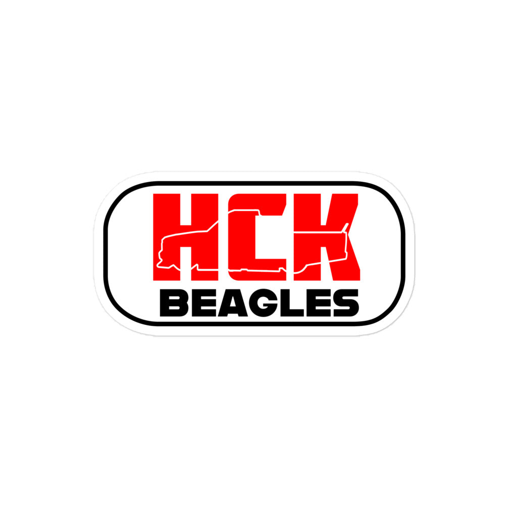 HCK Beagles Racing League Sticker
