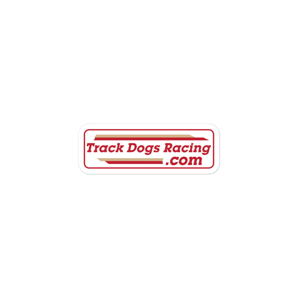 Track Dogs Racing Throwback Sticker