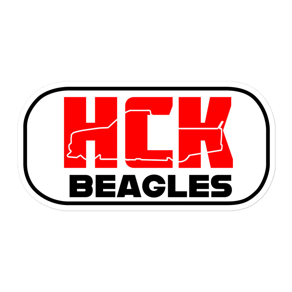 HCK Beagles Racing League Sticker